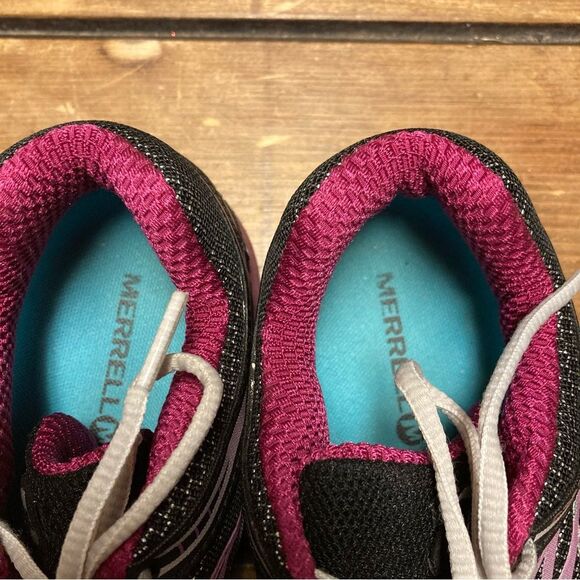 Merrell Mix Master Glide Trail Running Shoes Size 7 Black Purple - Picture 6 of 10